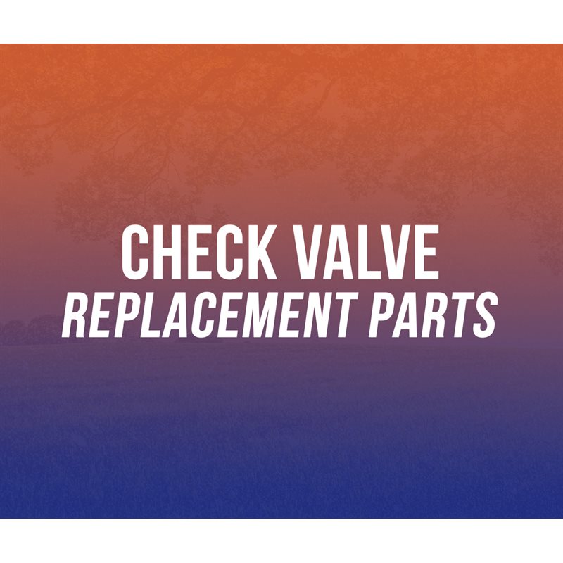 Check Valve Replacement Parts