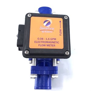 * Electro Magnetic Flow meter 0.08 - 1.6 GPM Non-visual - 3 / 4" FNPT - Polypropylene