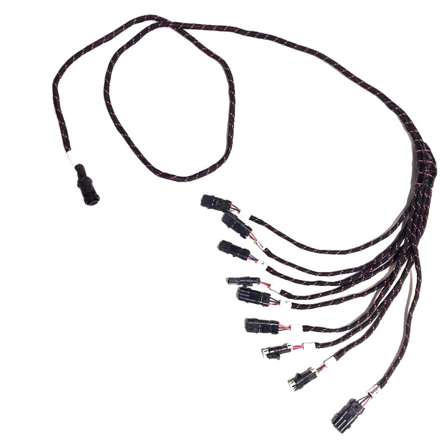 16-pin 6 Section Harness with 2 pressure connectors