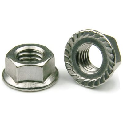 7 / 16" Flange Nut - Stainless Steel