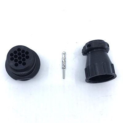 16-pin Round AMP Receptacle Connector Kit (male pins)