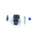 2-pin WP Tower Connector Kit (Male) - 12 Gauge