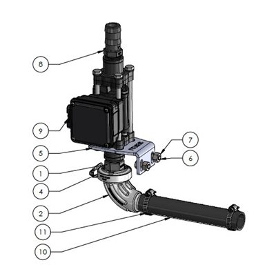 EMag PR17 & PR30 Flowmeter Kit (.6 - 13 GPM) - 1" HB
